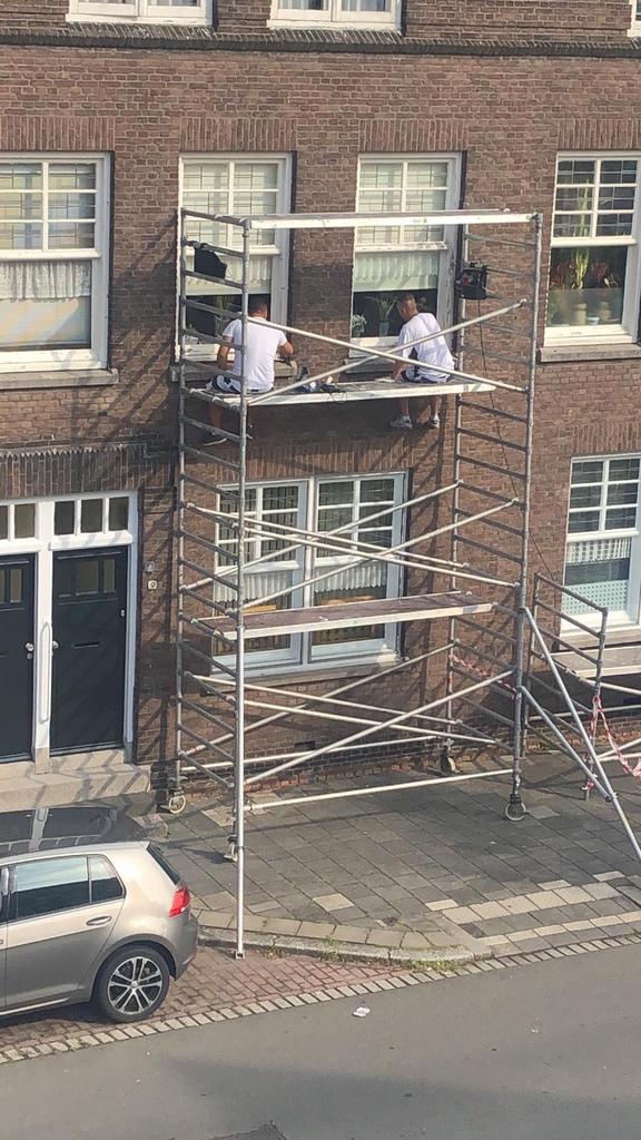 Steiger voor gevelwerkzaamheden, Ophalen of Verzenden, Gebruikt, Gevelsteiger, 2 tot 5 meter