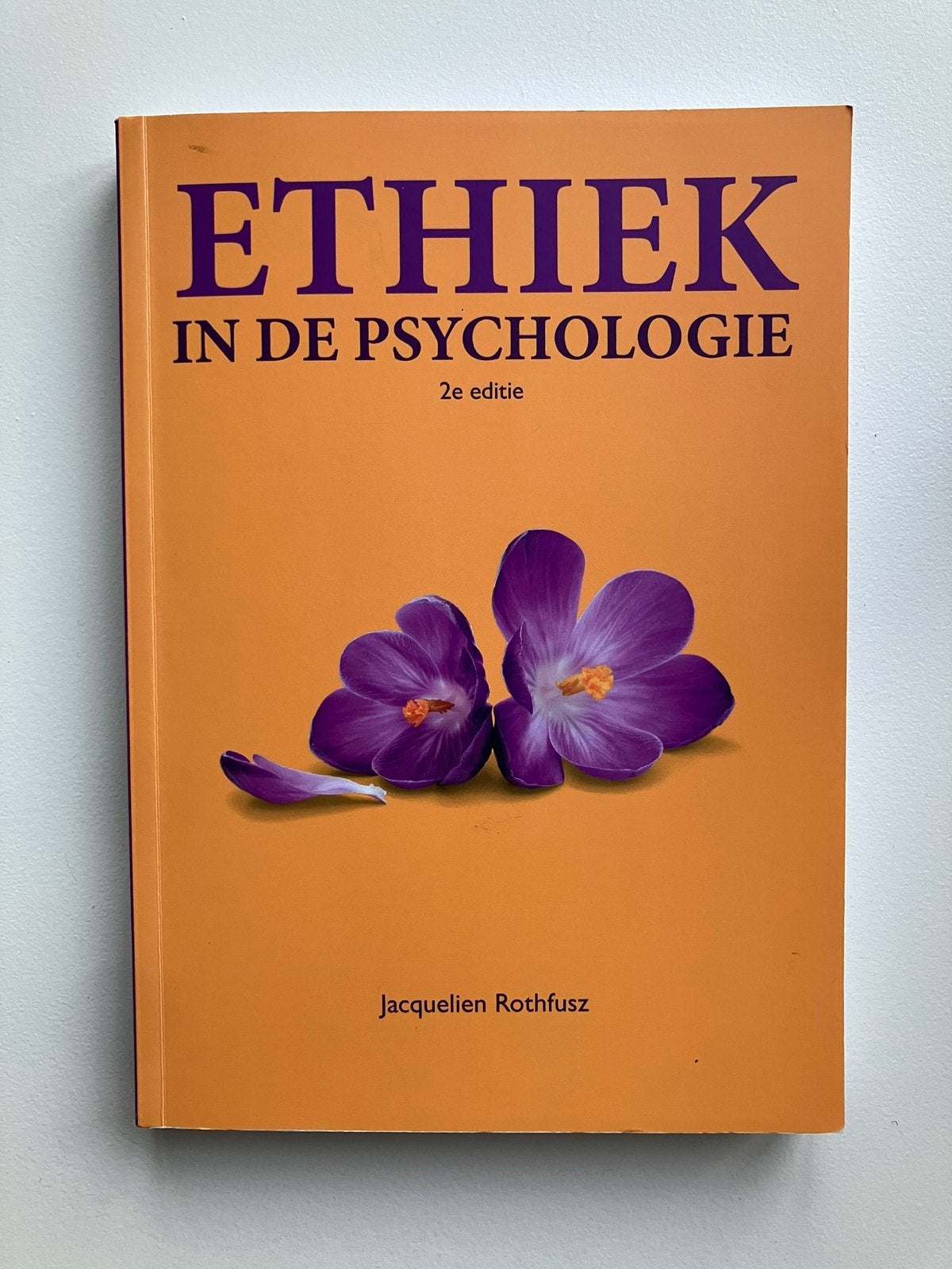 Boek -Ethiek in de psychologie, Boeken, Ophalen of Verzenden, Gelezen, Overige onderwerpen