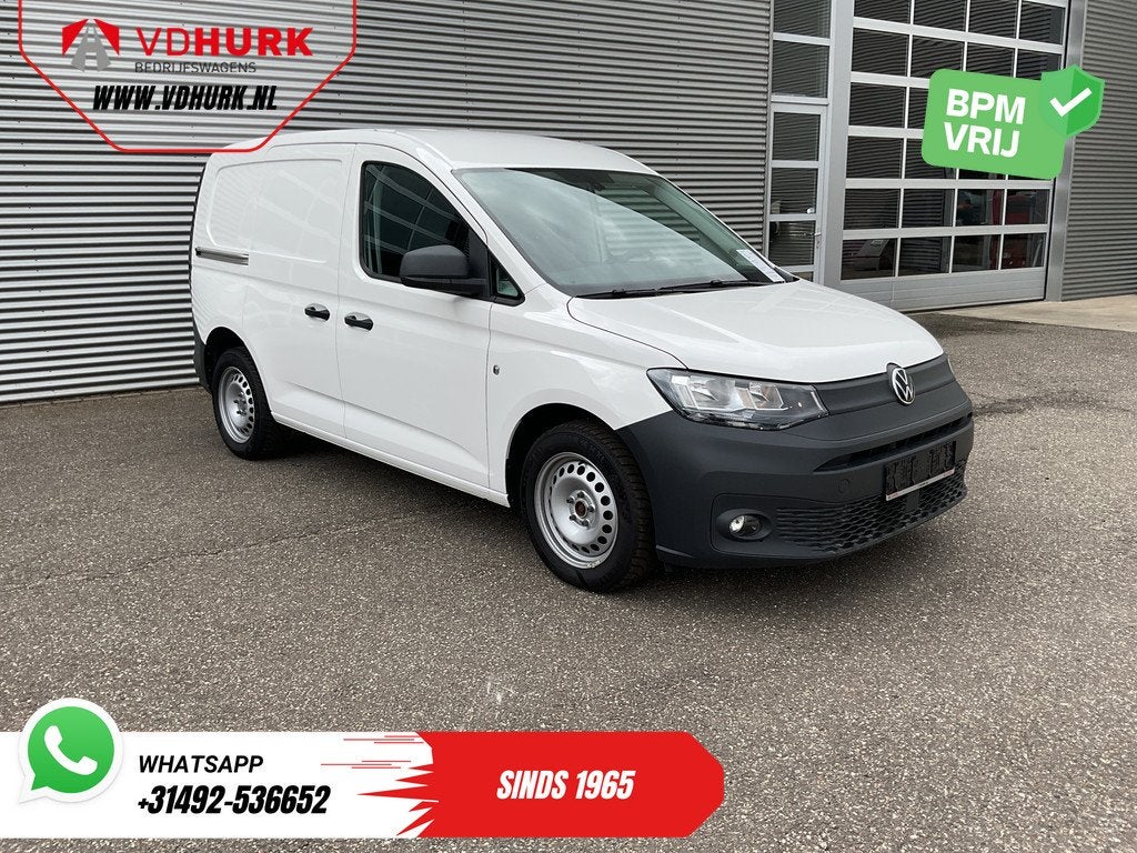 Volkswagen Caddy Cargo 2.0 TDI 100 pk Omvormer/ Sortimo/ Cru, Auto's, Bestelauto's, Bedrijf, Te koop, ABS, Airbags, Airconditioning
