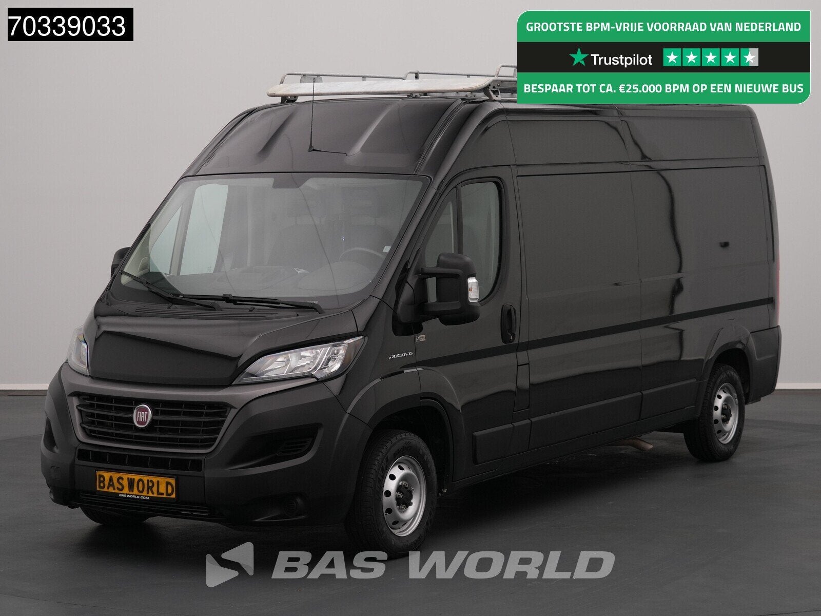 Fiat Ducato 120PK L3H2 Trekhaak Airco Cruise Camera Parkeers, Auto's, Stof, Gebruikt, Euro 6, 2500 kg
