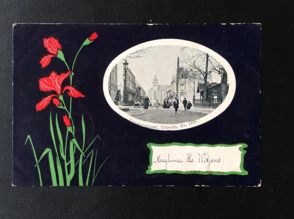 Utrecht, Donderstraat, Ophalen of Verzenden, Voor 1920, Gelopen, Utrecht