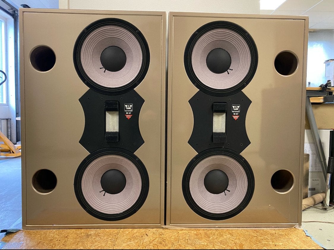 Stage Accompany M57 Speakerset - Recent geserviced, Gebruikt, Overige typen, Basreflex, Ophalen
