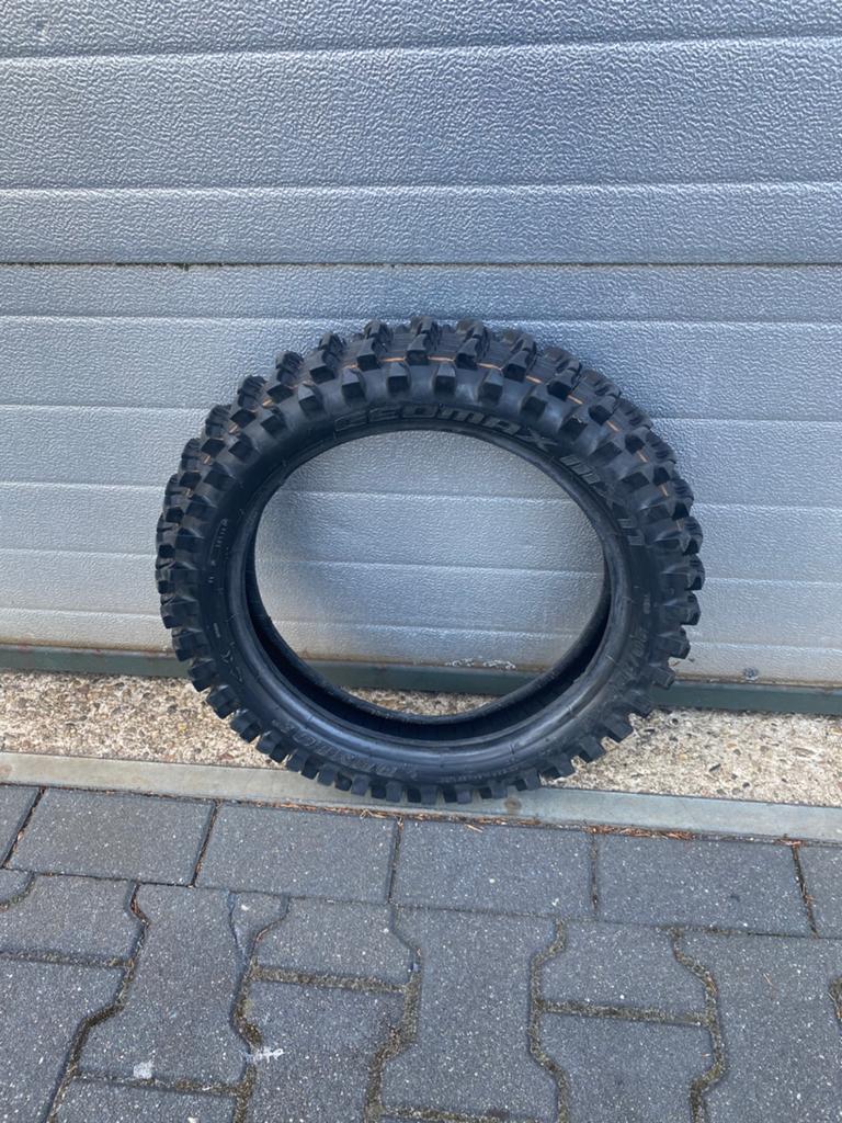 Crossmotor achterband 14inch, Motoren, Ophalen, Gebruikt