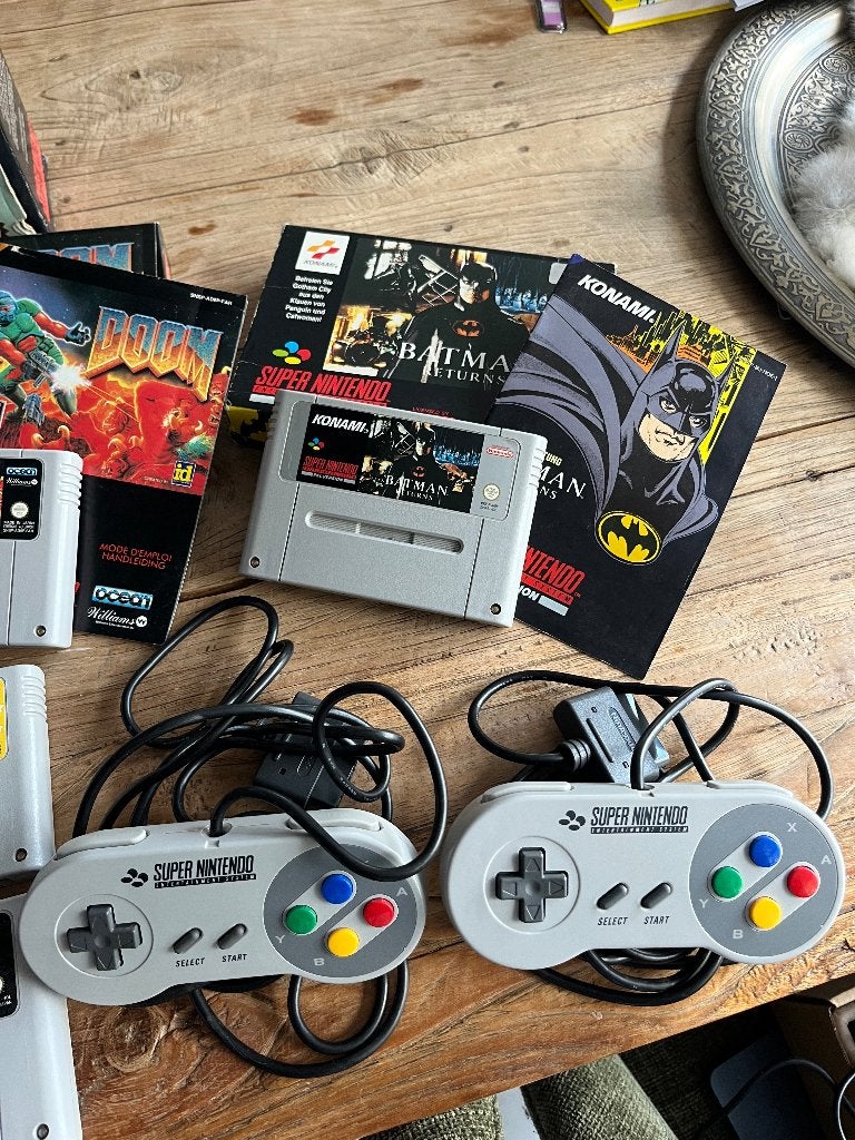 Batman Returns SNES Super Nintendo PAL compleet doos/handl., Avontuur en Actie, Gebruikt, 1 speler, Ophalen of Verzenden