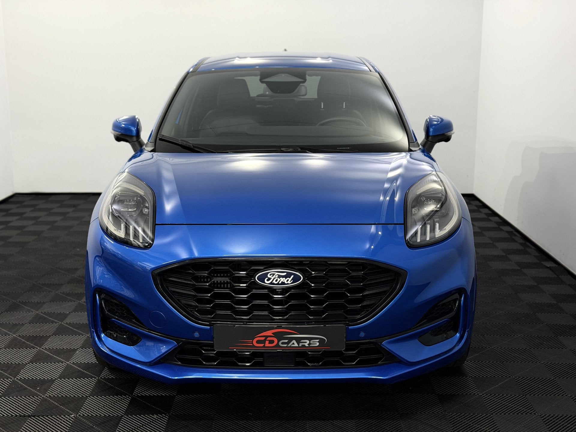 Ford Puma 1.0 EcoBoost Hybrid ST-Line Camera, Navi, B&O, Ele, Blauw, Bedrijf, Hybride Elektrisch/Benzine, 3 cilinders