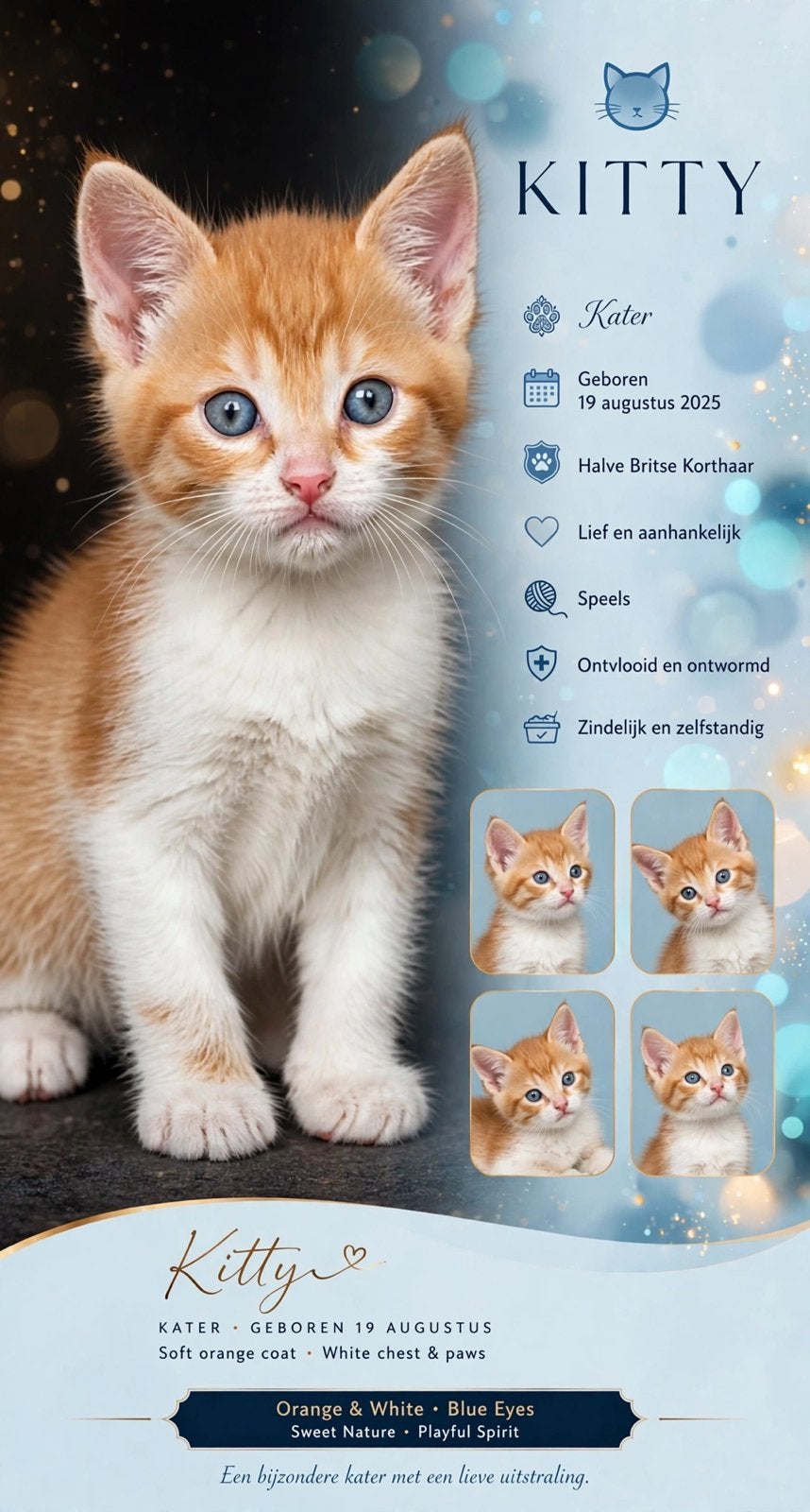 Kittens half britse korthaar, Dieren en Toebehoren, Meerdere dieren