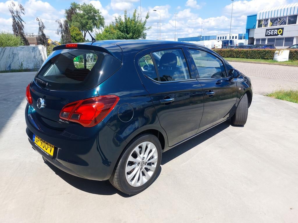 Opel Corsa 1.0 Turbo Cosmo Airco/ECC/LMV, Voorwielaandrijving, Gebruikt, Leder en Stof, Handgeschakeld