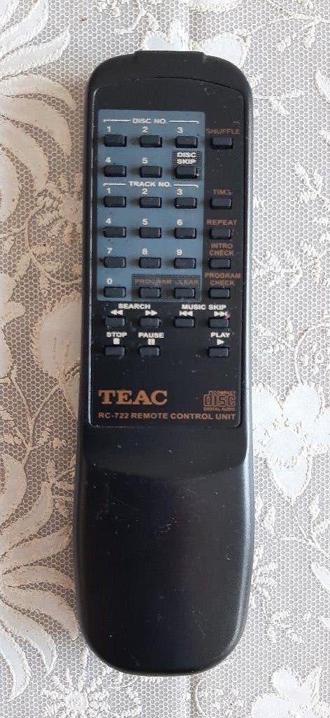 TEAC audio/video afstandsbedieningen, Mediaspeler, Ophalen of Verzenden, Zo goed als nieuw, Origineel