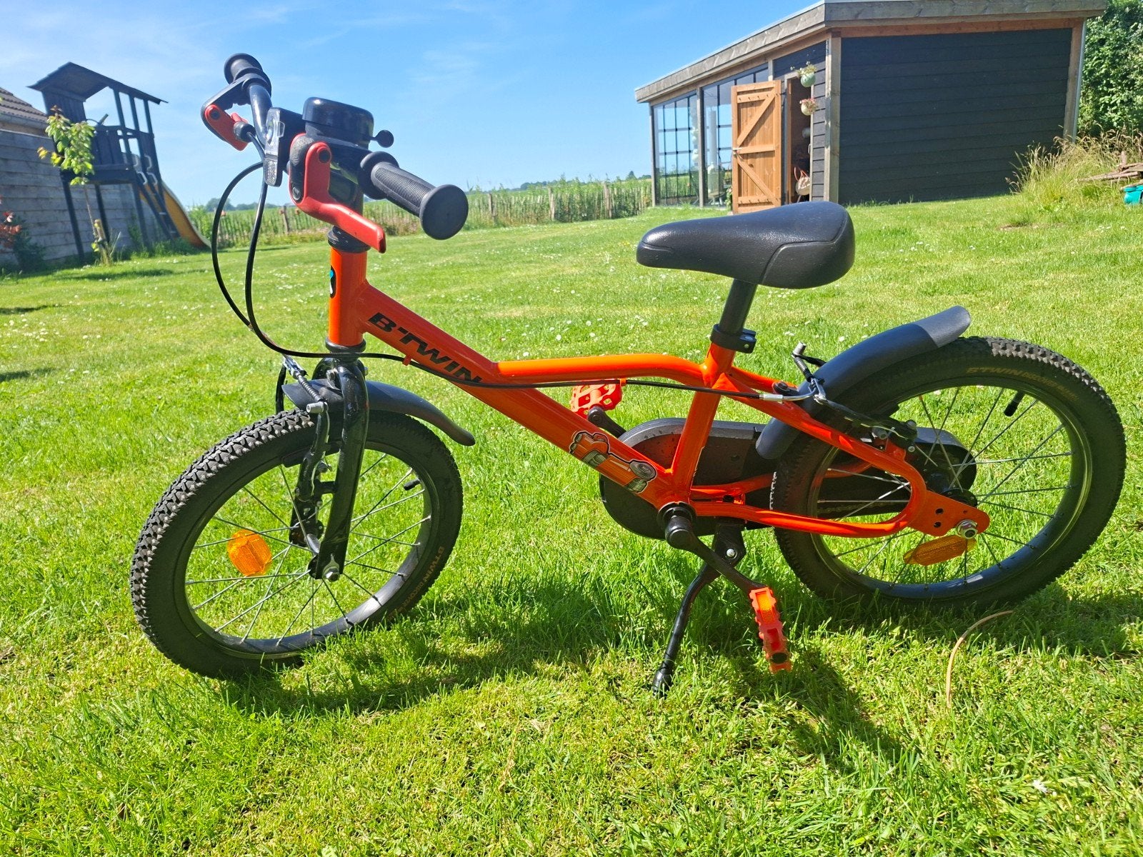 Btwin kinderfiets 16 inch - Decathlon, Ophalen, Zo goed als nieuw, 16 tot 20 inch