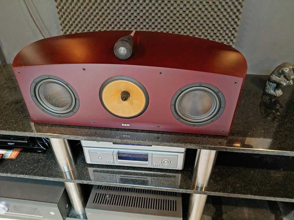 B&W HTM1 Nautilus Center Speaker + DS6 dipool en DM601 S3, Audio, Tv en Foto, Luidsprekers, Gebruikt, Center speaker, Bowers & Wilkins (B&W)