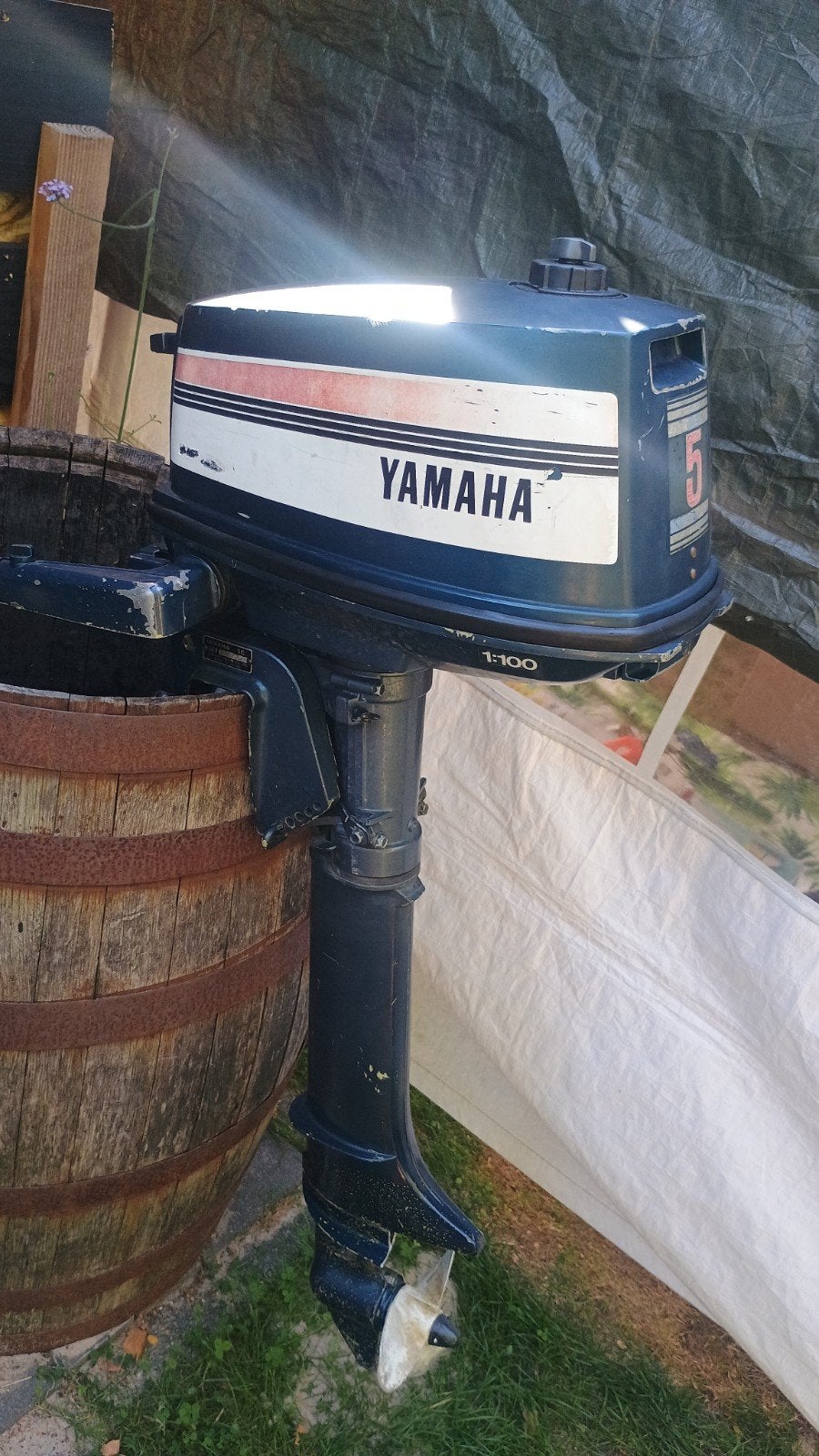 Yamaha 5 pk buitenboordmotor - Gebruikt, Doe-het-zelf en Verbouw, Motoren, Ophalen of Verzenden, Gebruikt