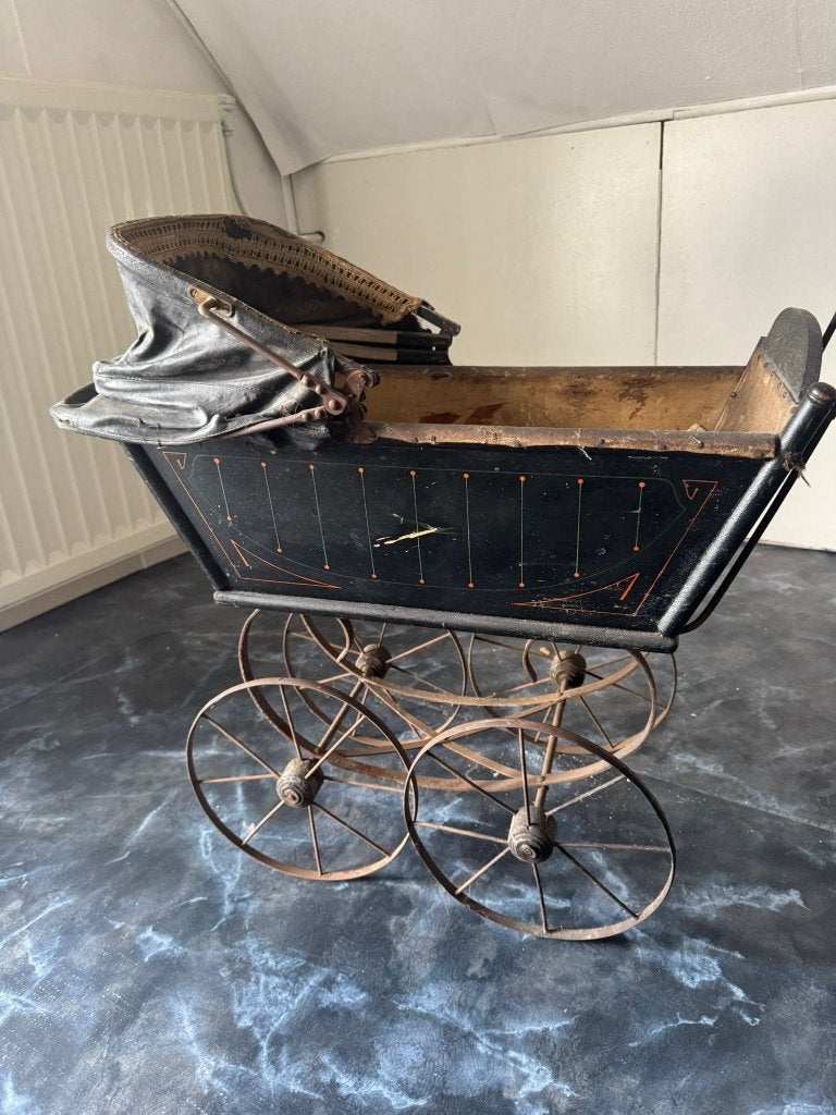 poppen kinderwagen, antiek, Ophalen