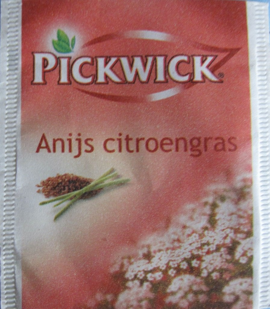 Een enkel theezakje van Pickwick - smaak anijs citroengras, Verzenden, Theezakje(s)