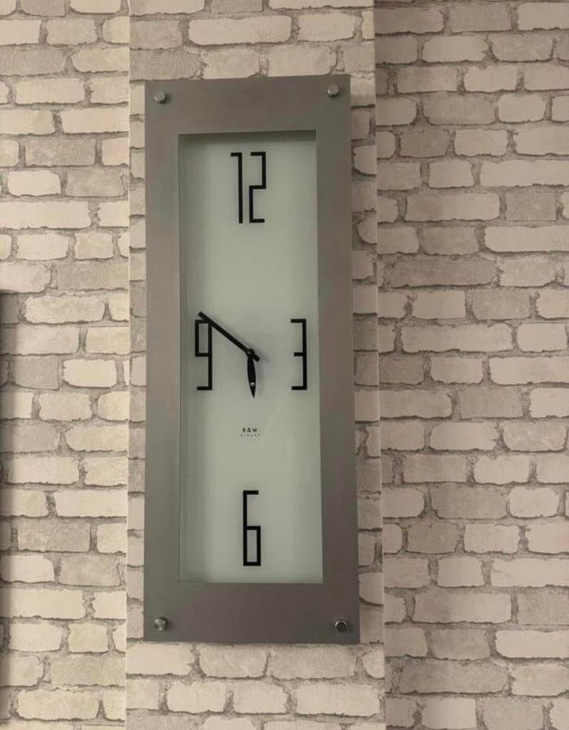 Wandklok, Huis en Inrichting, Woonaccessoires | Klokken, Ophalen, Zo goed als nieuw, Wandklok
