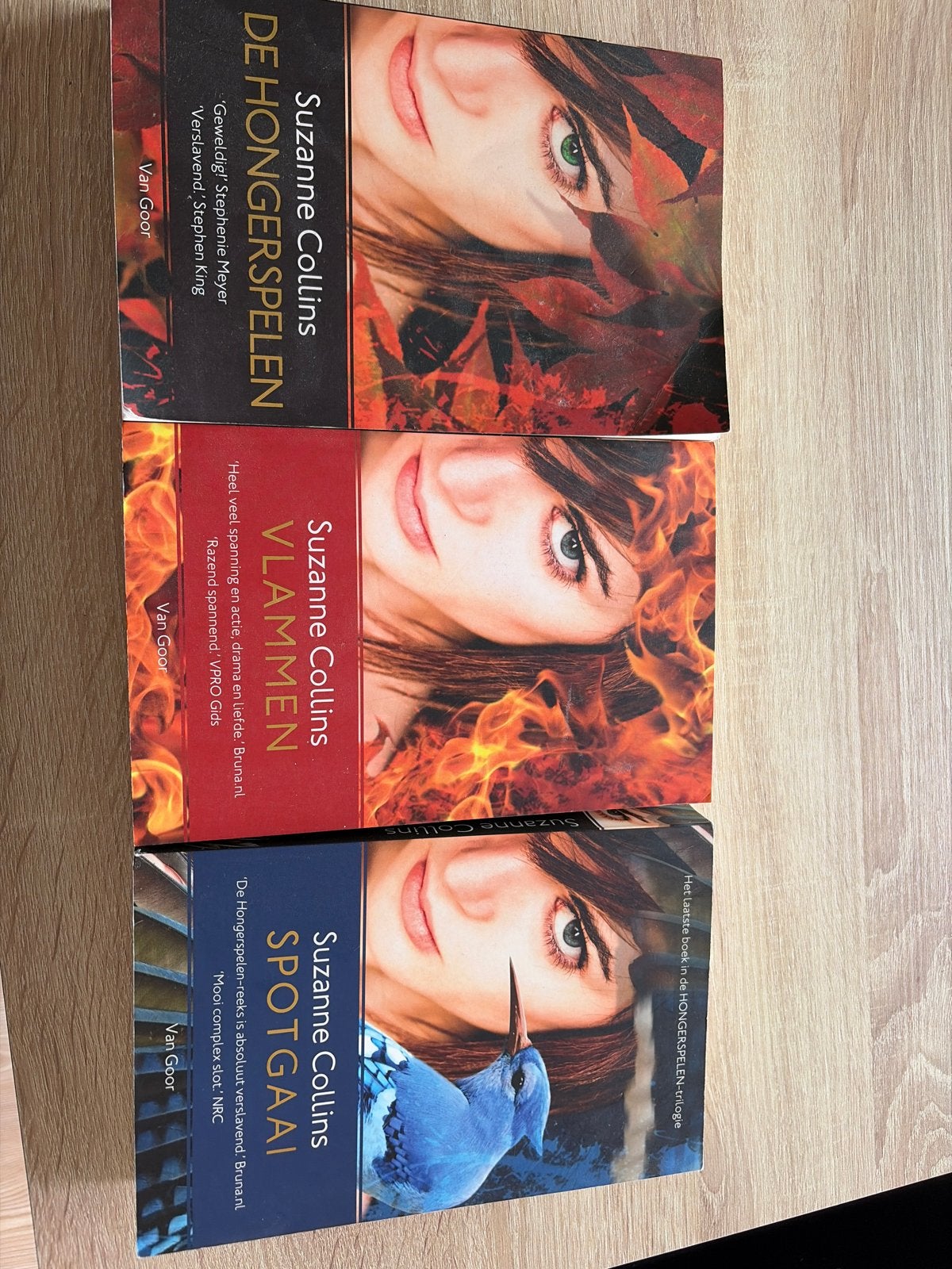 De Hongerspelen Trilogie - Suzanne Collins (3 boeken), Boeken, Ophalen, Zo goed als nieuw, Nederland