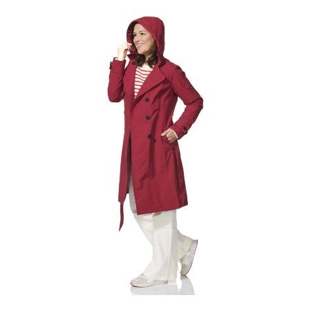 Happy Rain Days - Damesjas Donkerrode Trenchcoat Geneve -..., Overige kleuren, Info@happyrainydays.nl, Maat 42/44 (L), Jaagpad 32 1059 BP Amsterdam