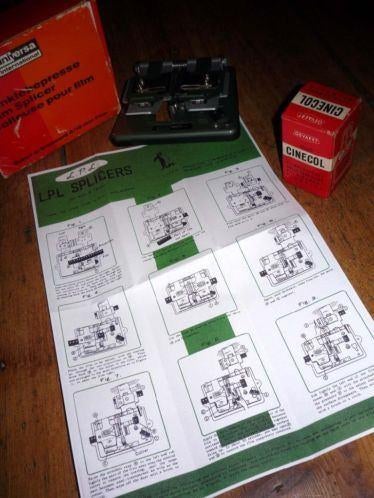 16mm film Universa Splicer Plakpers ook voor S8 + N8, Audio, Tv en Foto, Filmrollen, 16mm film, Ophalen of Verzenden