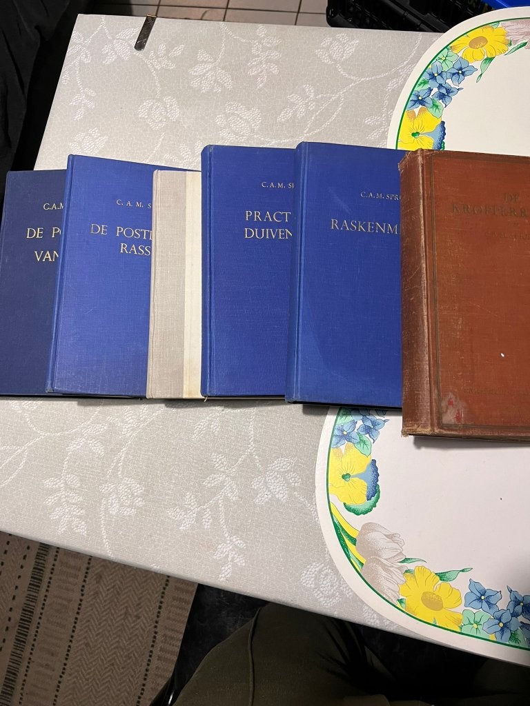 Duivensportboeken C.A.M. Spruijt: Practische Duiventeelt, Ra, Boeken, Ophalen of Verzenden, Gelezen, C.A.M. Spruijt, Overige sporten