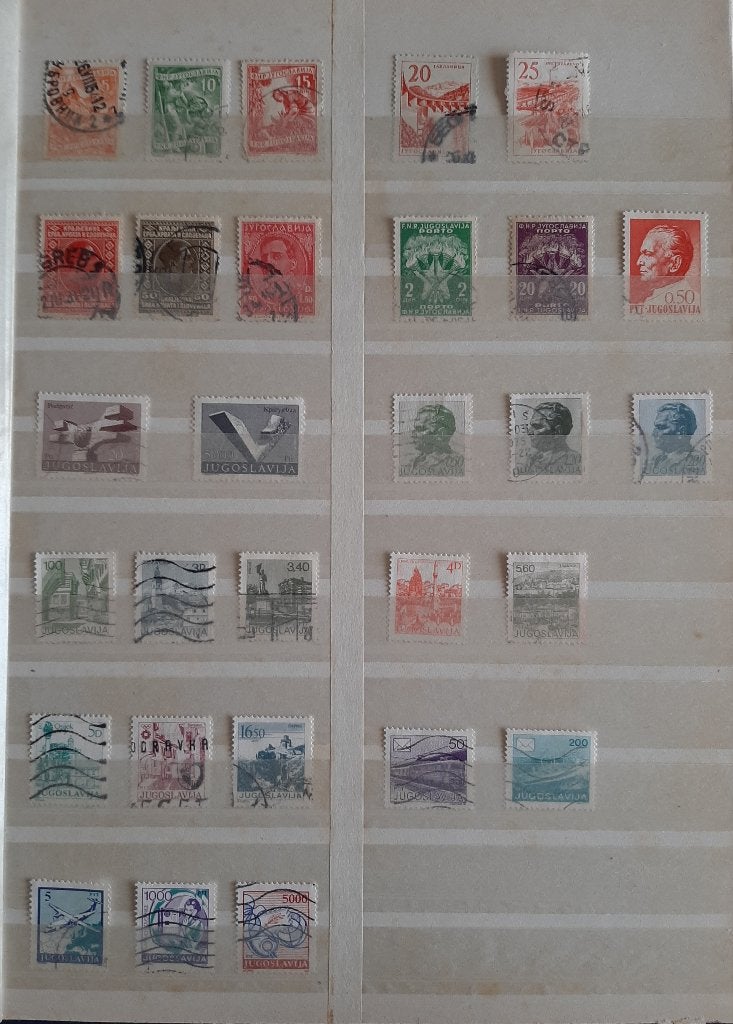 1 Kaart Oude Klassieke Postzegels Joegoslavië Nr. 5 Gest, Ophalen, Joegoslavië, Gestempeld