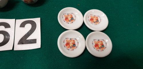 Mini servies beren hartje, 11-delig, Ophalen of Verzenden