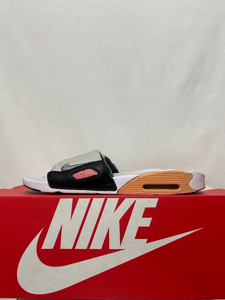 Maat 43 - Nike Air Max 90 Slide Slippers White Rose Grey, Slippers, Overige kleuren, Verzenden, Nike
