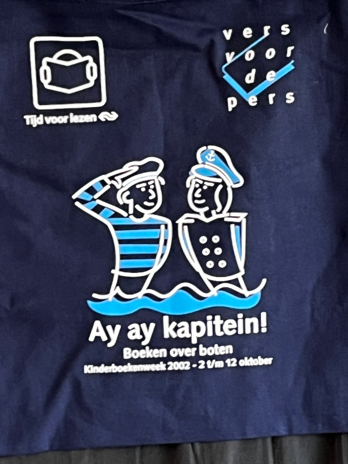 Kinderboekenweek 2002 nieuw linnen tasje, Boeken, Ophalen, Zo goed als nieuw