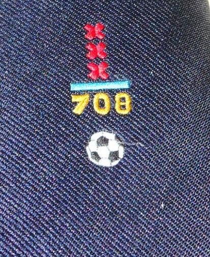 Amsterdam 708 voetbaltoernooi 1983 stropdas blauw, Ophalen of Verzenden, Nieuw