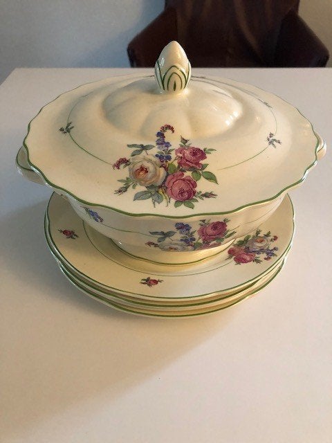 PLATEEL   SERVIES     5522, Huis en Inrichting, Woonaccessoires | Overige, Ophalen of Verzenden