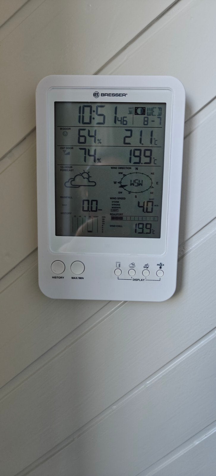 Bresser Weerstation 5-in-1 met Mult-sensor, Audio, Tv en Foto, Weerstations en Barometers, Ophalen of Verzenden, Zo goed als nieuw