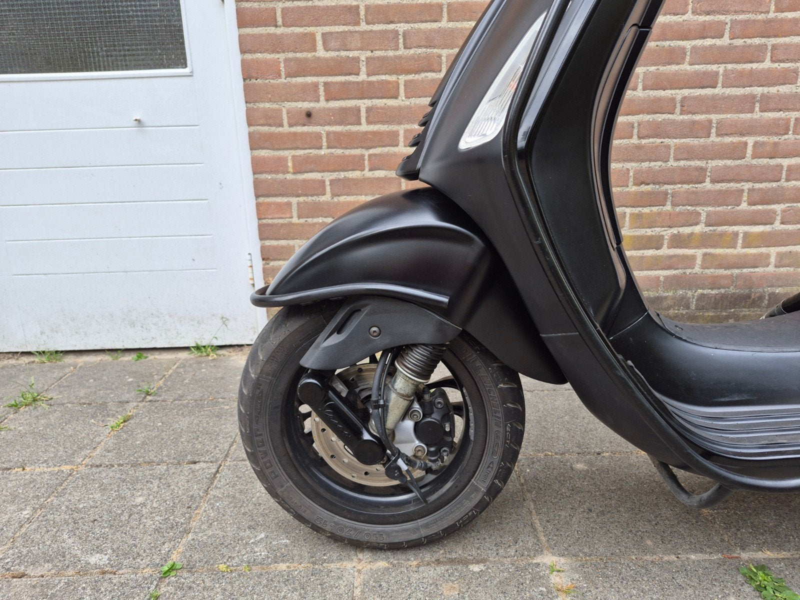 Vespa Notte - Mat Zwart - Inclusief Windscherm, Overige modellen, Maximaal 45 km/u, Ophalen of Verzenden, Zo goed als nieuw