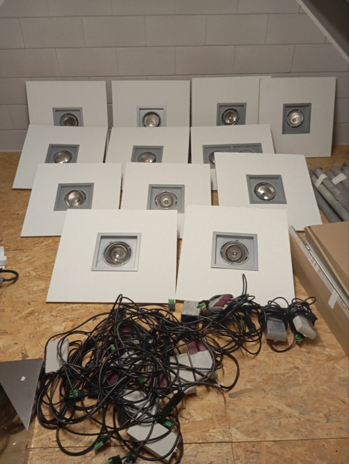 Inbouwspots met Voeding, Ophalen, Gebruikt, Geschikt voor plafondmontage, Osram