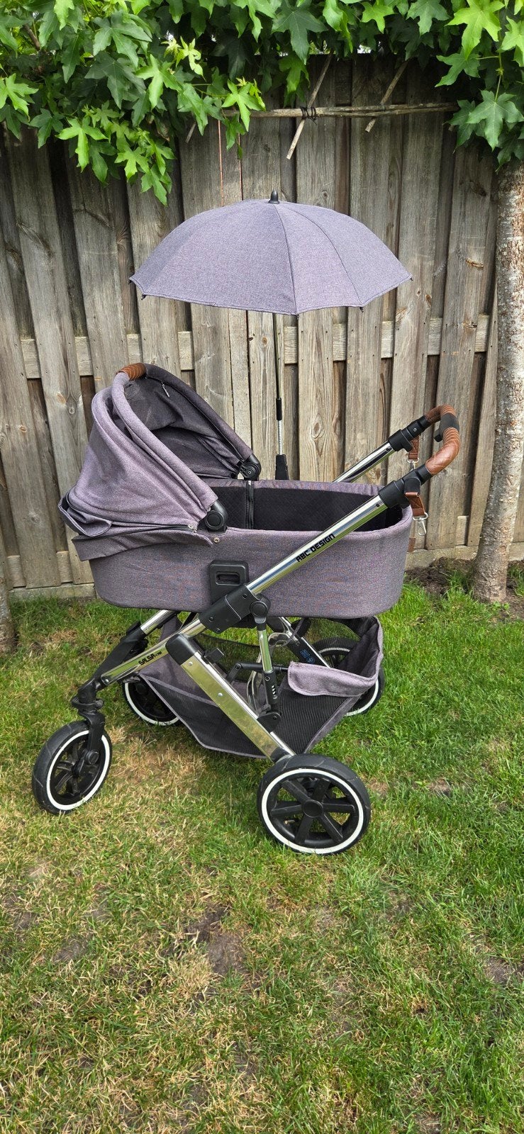 ABC Design Salsa 4 Air combiwagen met veel accessoires, Kinderen en Baby's, Kinderwagens en Combinaties, Zo goed als nieuw, Combiwagen