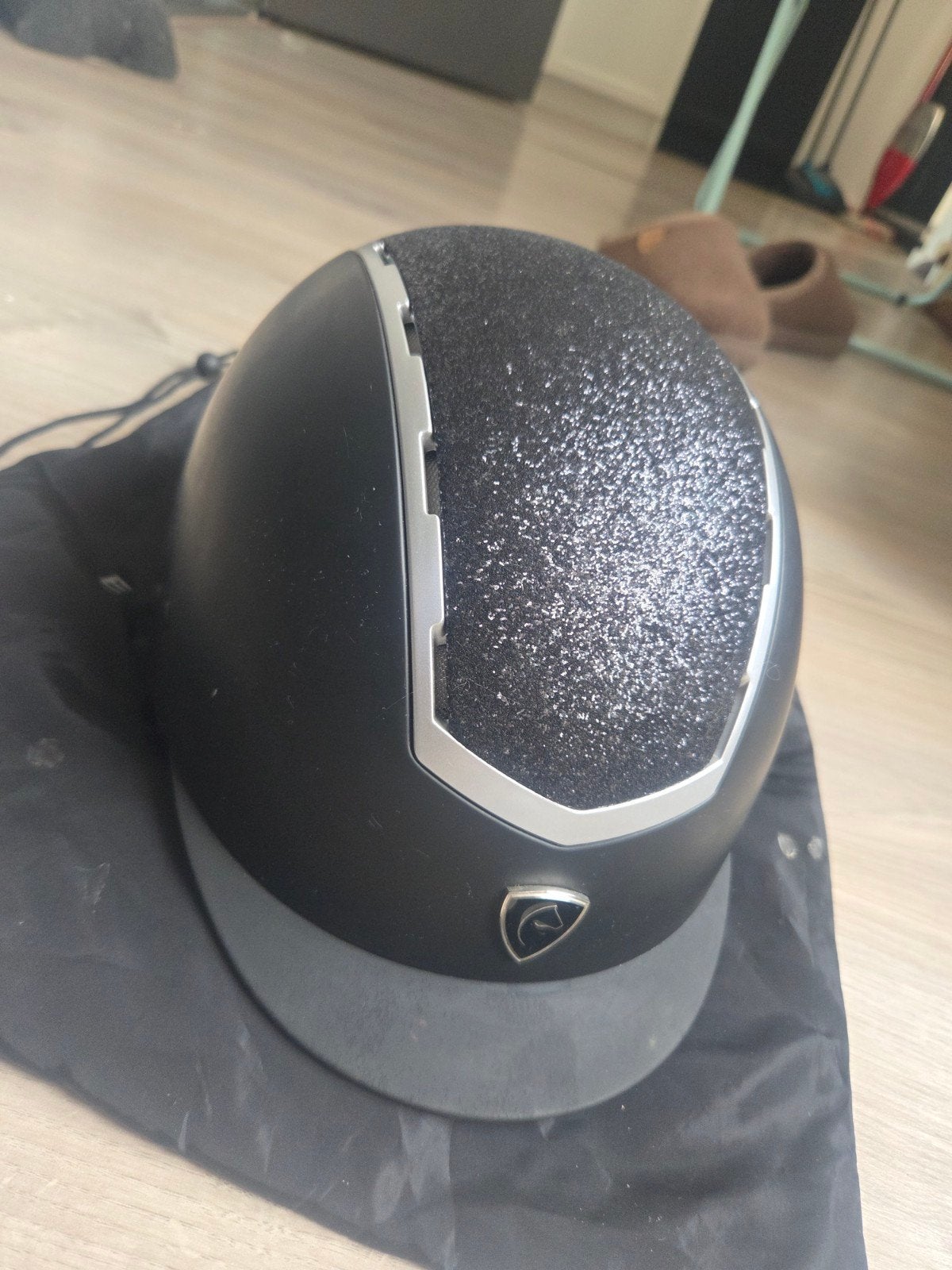 Equitheme cap M / 55-57, Dieren en Toebehoren, Rijden, Gebruikt, Overige merken, Ophalen of Verzenden