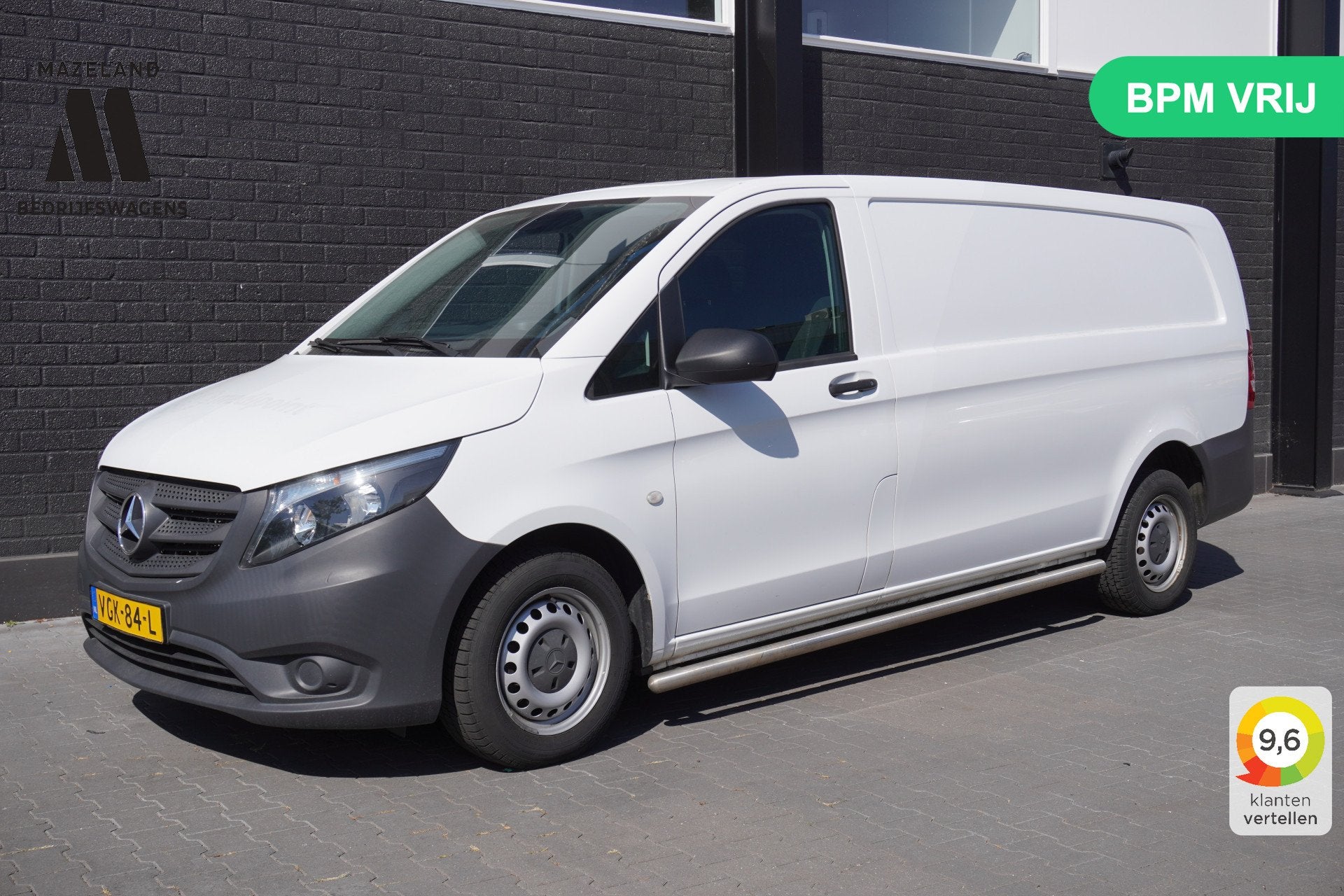 Mercedes-Benz Vito 110 CDI XL EURO 6 - Airco - Camera - €1, Voorwielaandrijving, Gebruikt, 4 cilinders, Wit