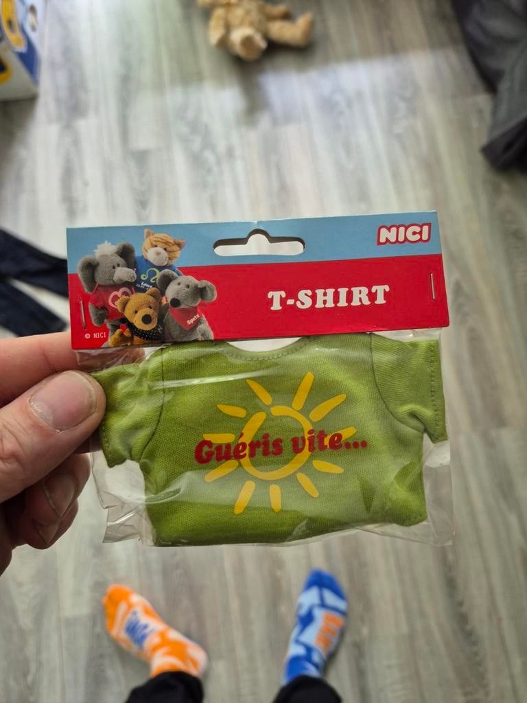 NICI T-shirt voor knuffel - Guéris vite..., Ophalen of Verzenden