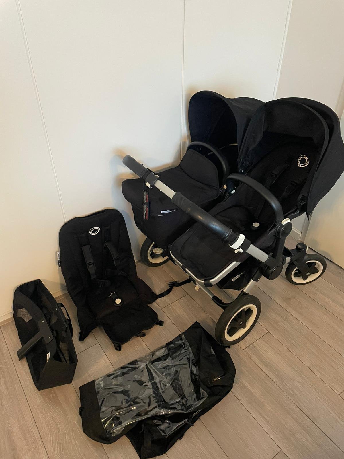 Bugaboo donkey duo zwart, Support@bugaboo.com, Gebruikt, Bugaboo, Ophalen of Verzenden