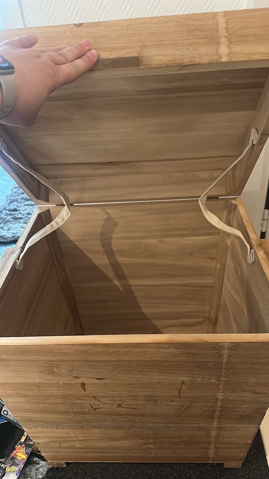 Houten opbergkist, Ophalen, Minder dan 50 cm, Gebruikt, 50 tot 100 cm