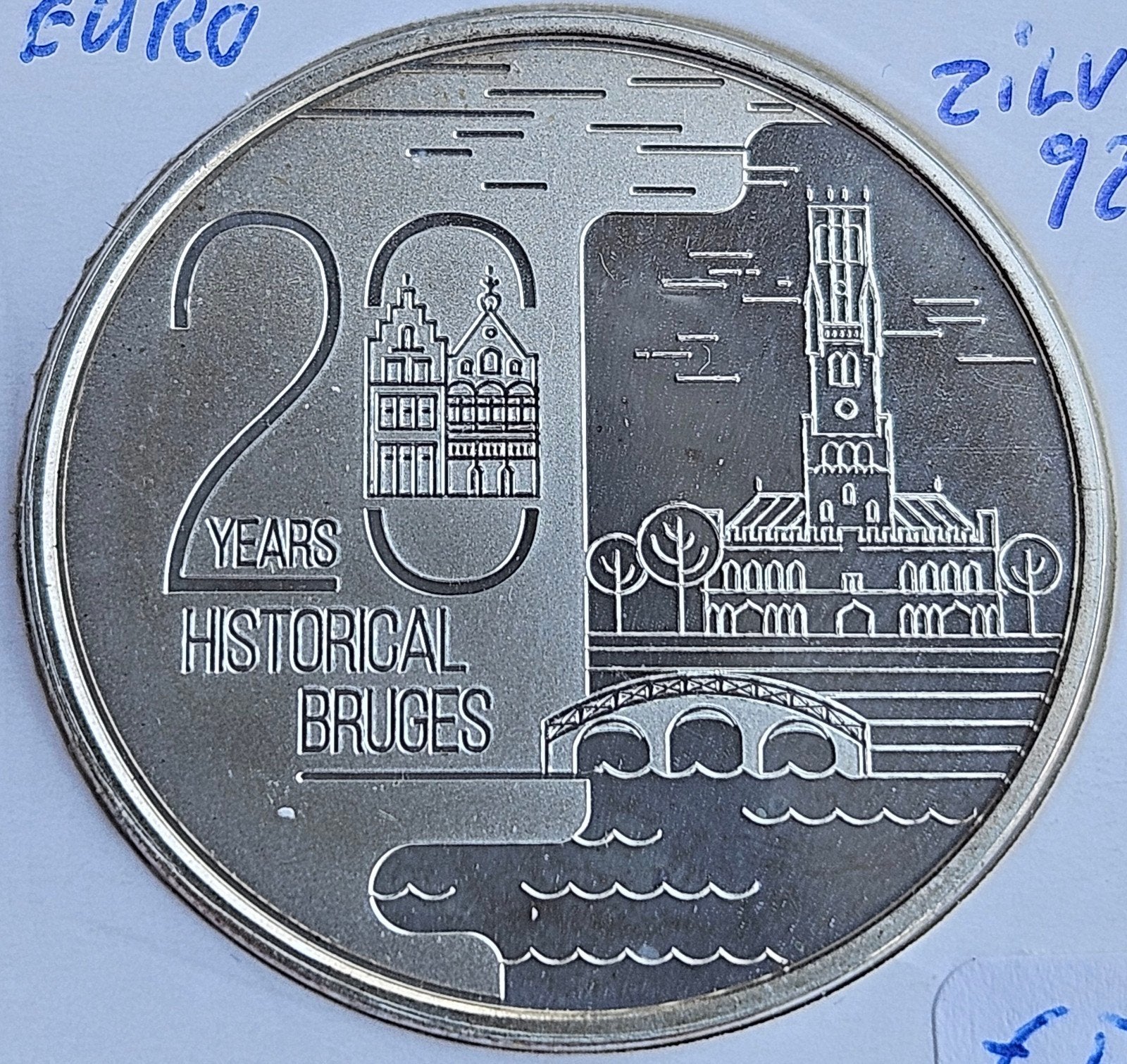 Belgie 20 Euro 2020 Zilver, Zilver, België, Losse munt, Overige waardes