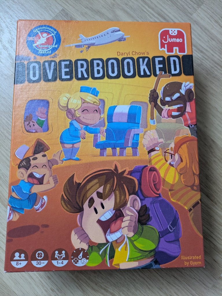 Overbooked Bordspel Jumbo, Ophalen of Verzenden, Gebruikt, Jumbo