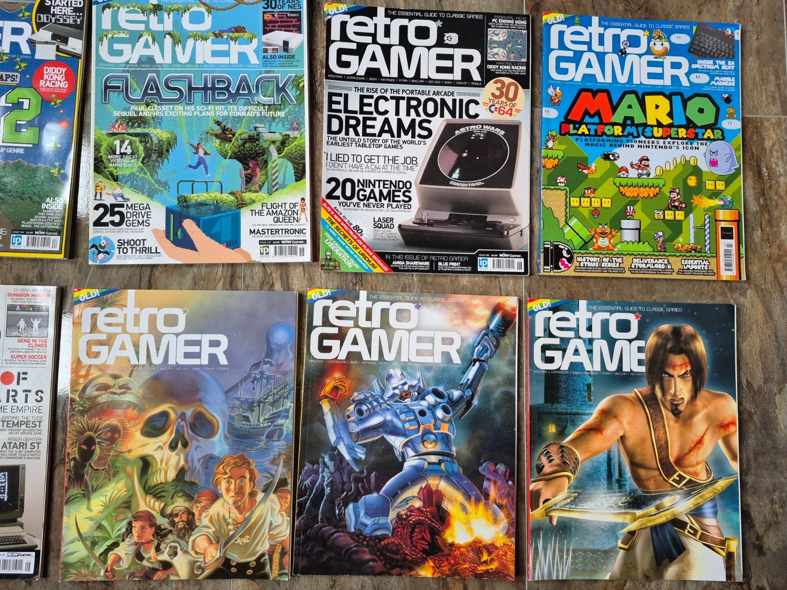 8x Retro Gamer Magazines - Engels, Ophalen of Verzenden