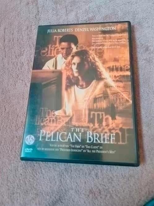 The Pelican Brief DVD - Julia Roberts, Denzel Washington, Vanaf 16 jaar, Ophalen of Verzenden, Gebruikt, Actiethriller
