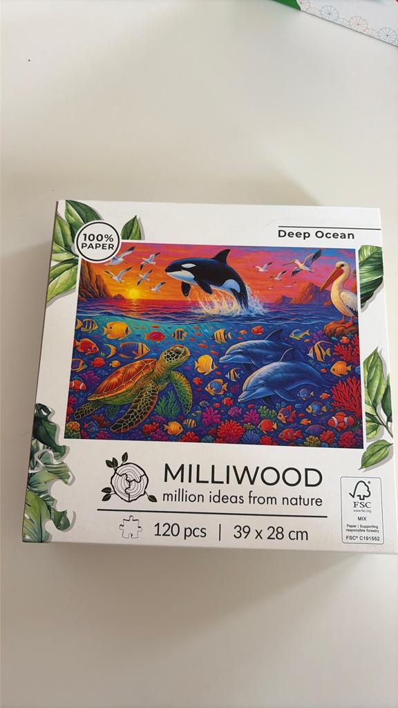 Milliwood puzzle 120pcs., Ophalen of Verzenden, 500 t/m 1500 stukjes