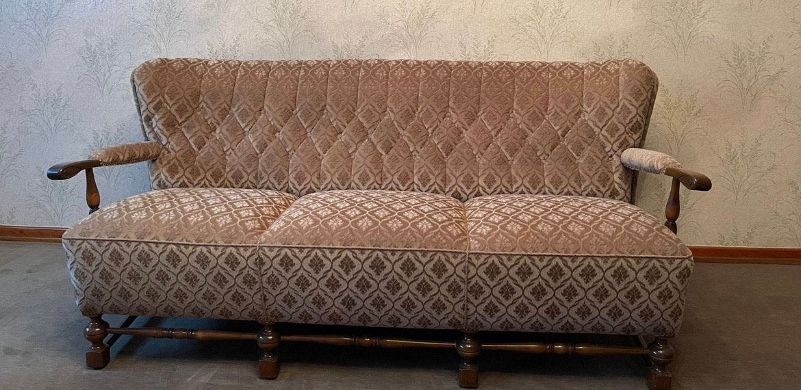 Vintage cocktailstoel bank fauteuil Retro, Ophalen of Verzenden