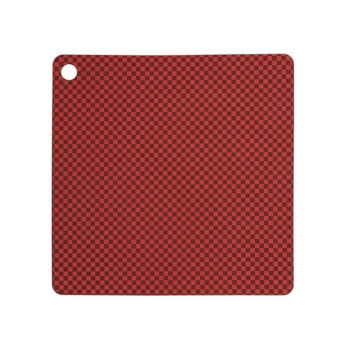 OYOY Placemat 6x Checker rood, Overige typen, Nieuw, Ophalen of Verzenden, Natuurlijk materiaal