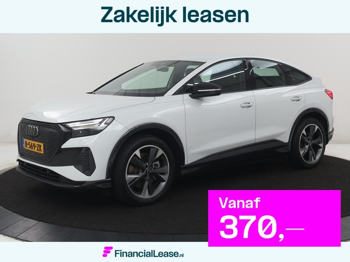 Audi Q4 Sportback e-tron 40 Advanced edition 77 kWh | SOH 93, Achterwielaandrijving, Gebruikt, Zwart, 2020 kg
