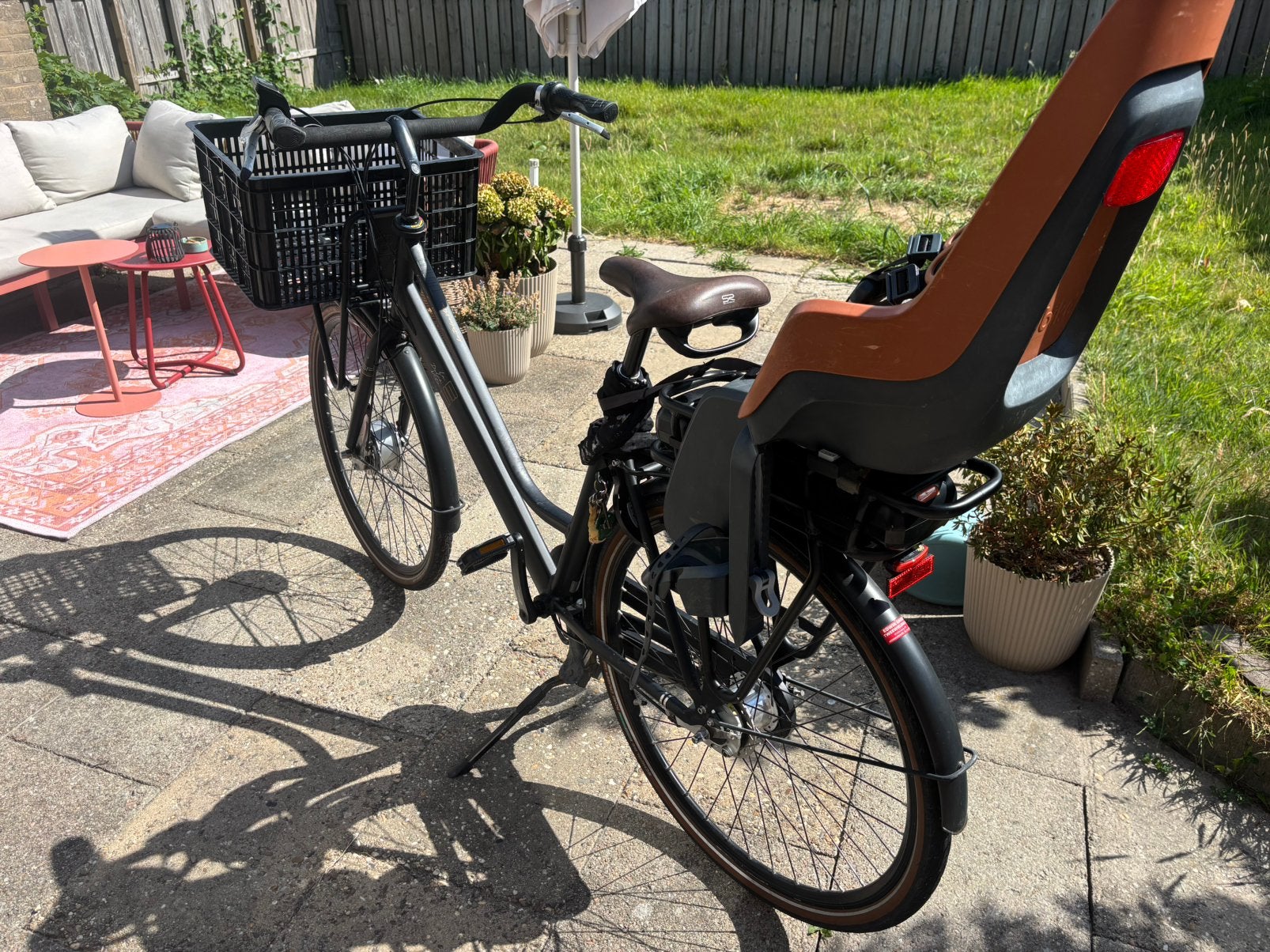 BSP elektrische moederfiets incl. zitje, Ophalen, Zo goed als nieuw, Overige merken