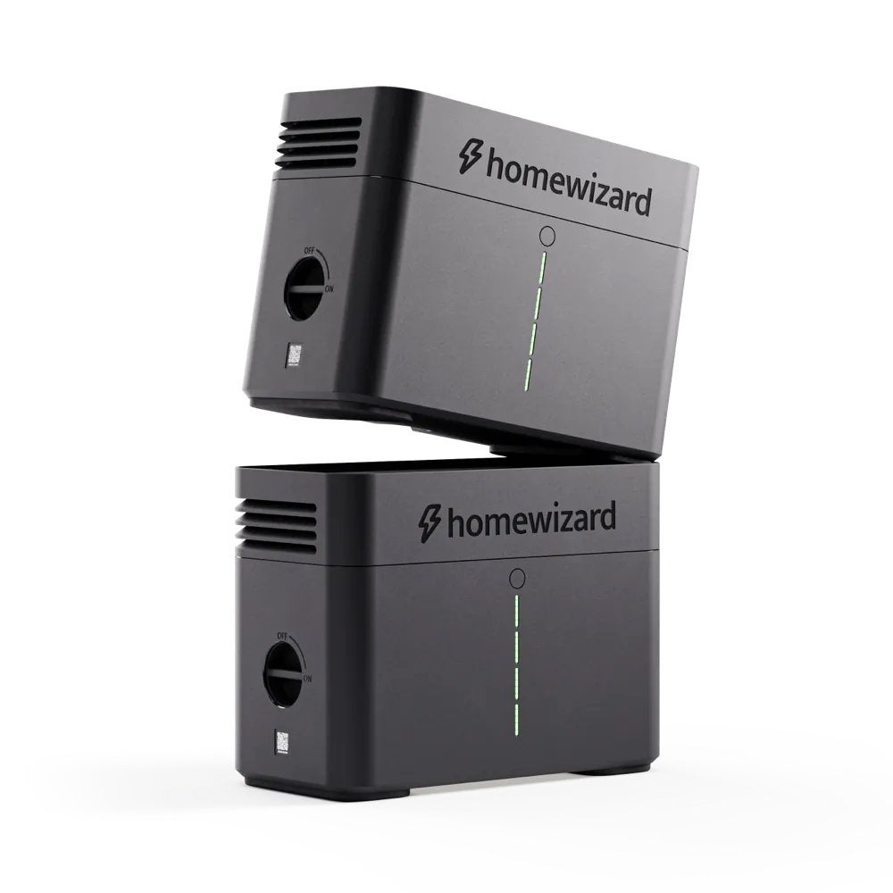 2x HomeWizard Plug-In Battery 5,4 kWh - Uitstekende staat, Ophalen, Gebruikt, Compleet systeem