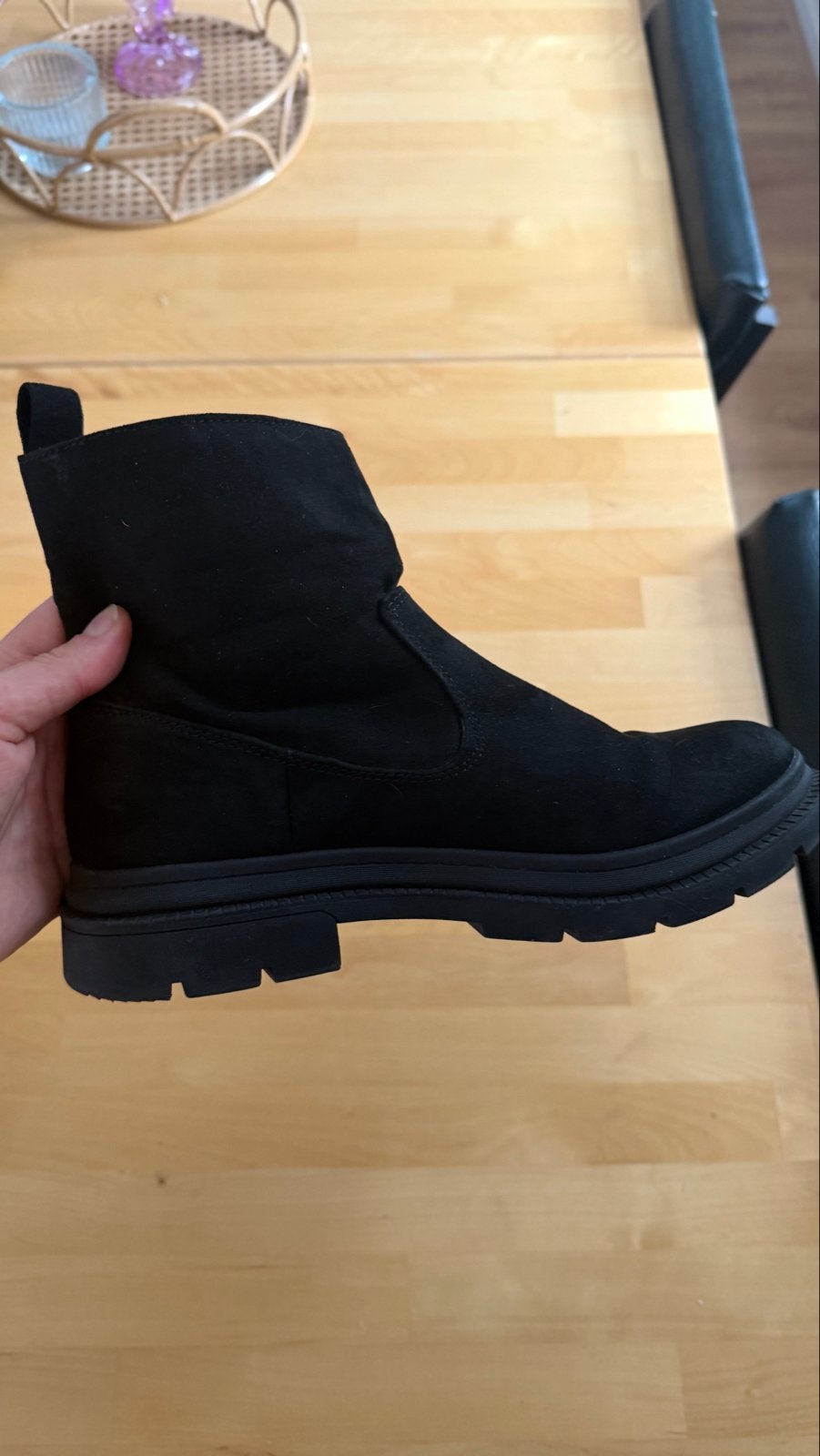 Walkx suède enkellaarzen maat 40, Kleding | Dames, Ophalen of Verzenden, Gedragen, Zwart, Lage of Enkellaarzen
