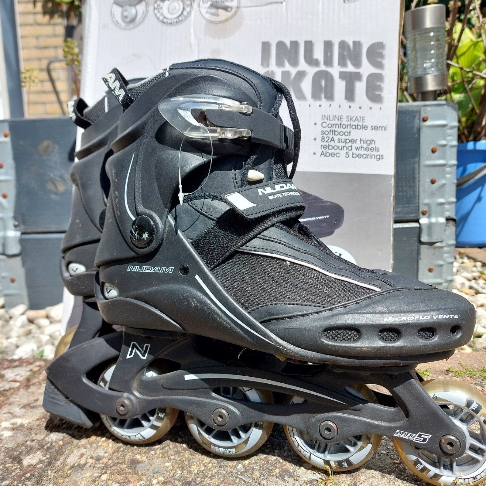 Nijdam Inline Skates Maat 41 met doos, Ophalen of Verzenden, Gebruikt