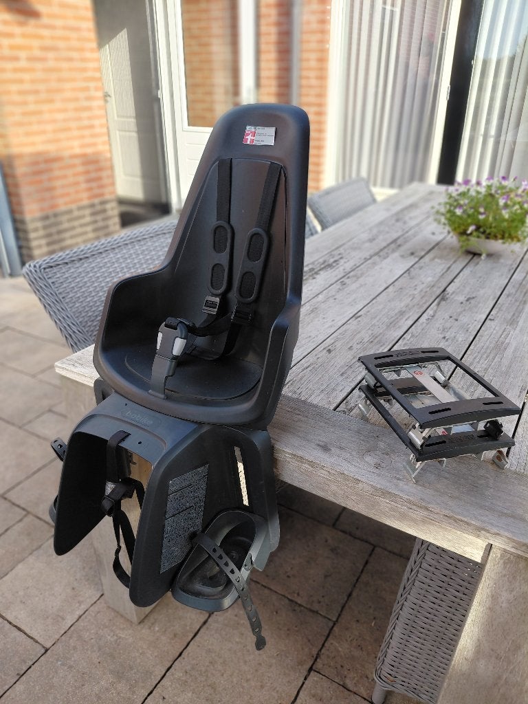 Bobike achterzitje + 2x bevestigingsbeugel, Ophalen, Achterzitje, 9 t/m 18 kg, Bo Bike